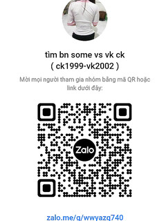 tìm bn some vs vk ck mình nhé