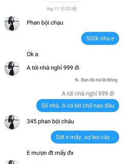 Book 500k e cấp 3 nhiệt tình